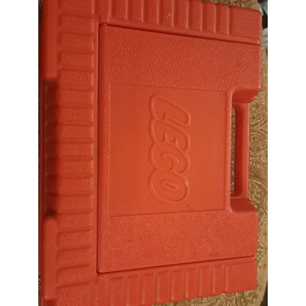 Vintage Lego Red Storage Snap Case 1985